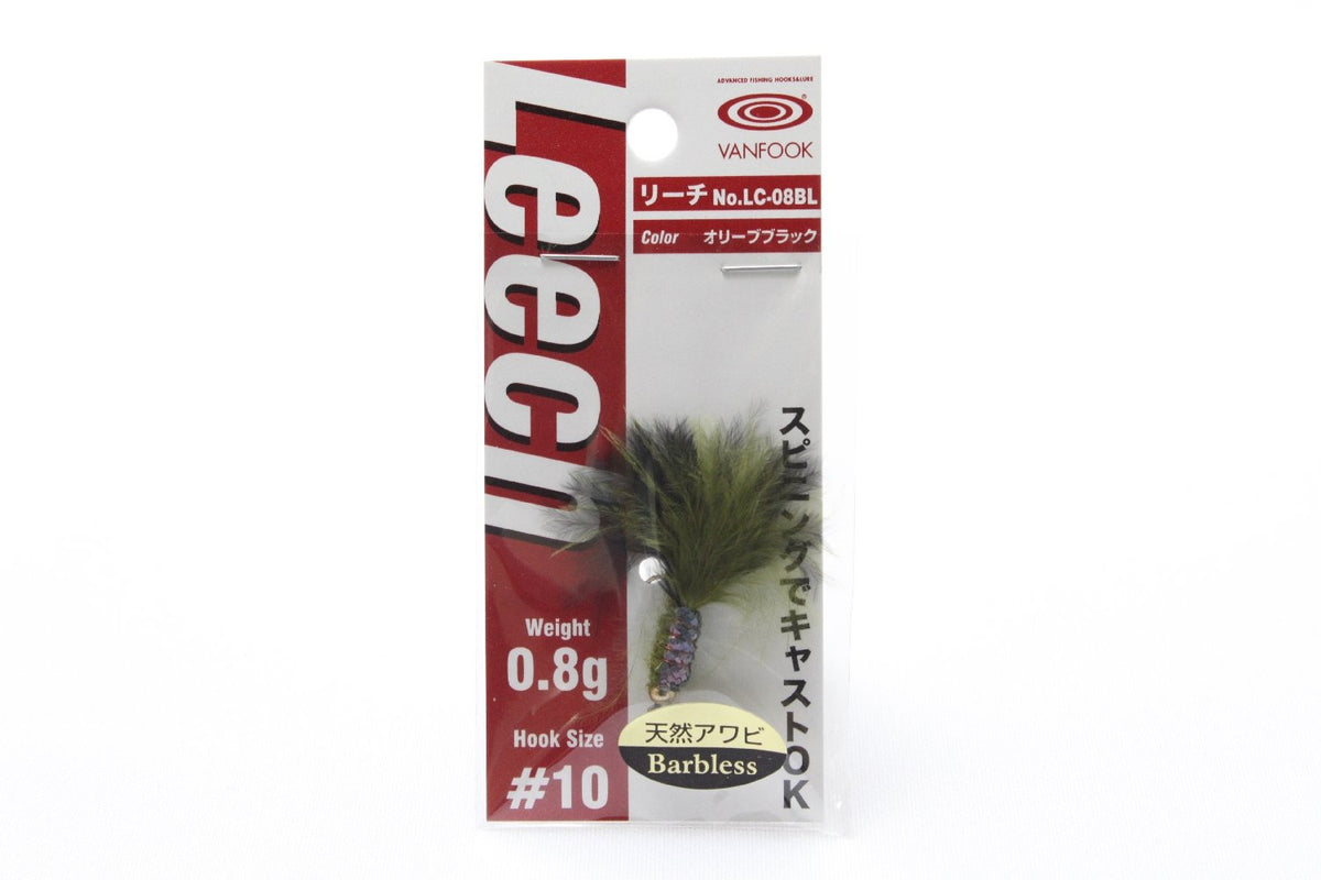 Vanfook 26627 Leech 0.8g LC-08BL 0.8g Olive/Black
