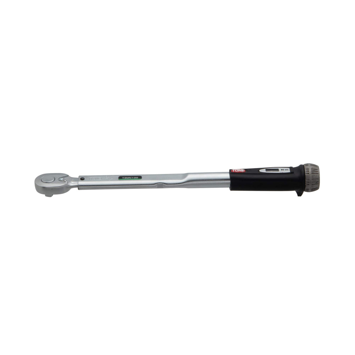 TONE Torque Wrench Preset Type (Digital Reading) T3MN100-QL 3/8" Inch Drive Black Torque Range 20-100Nm