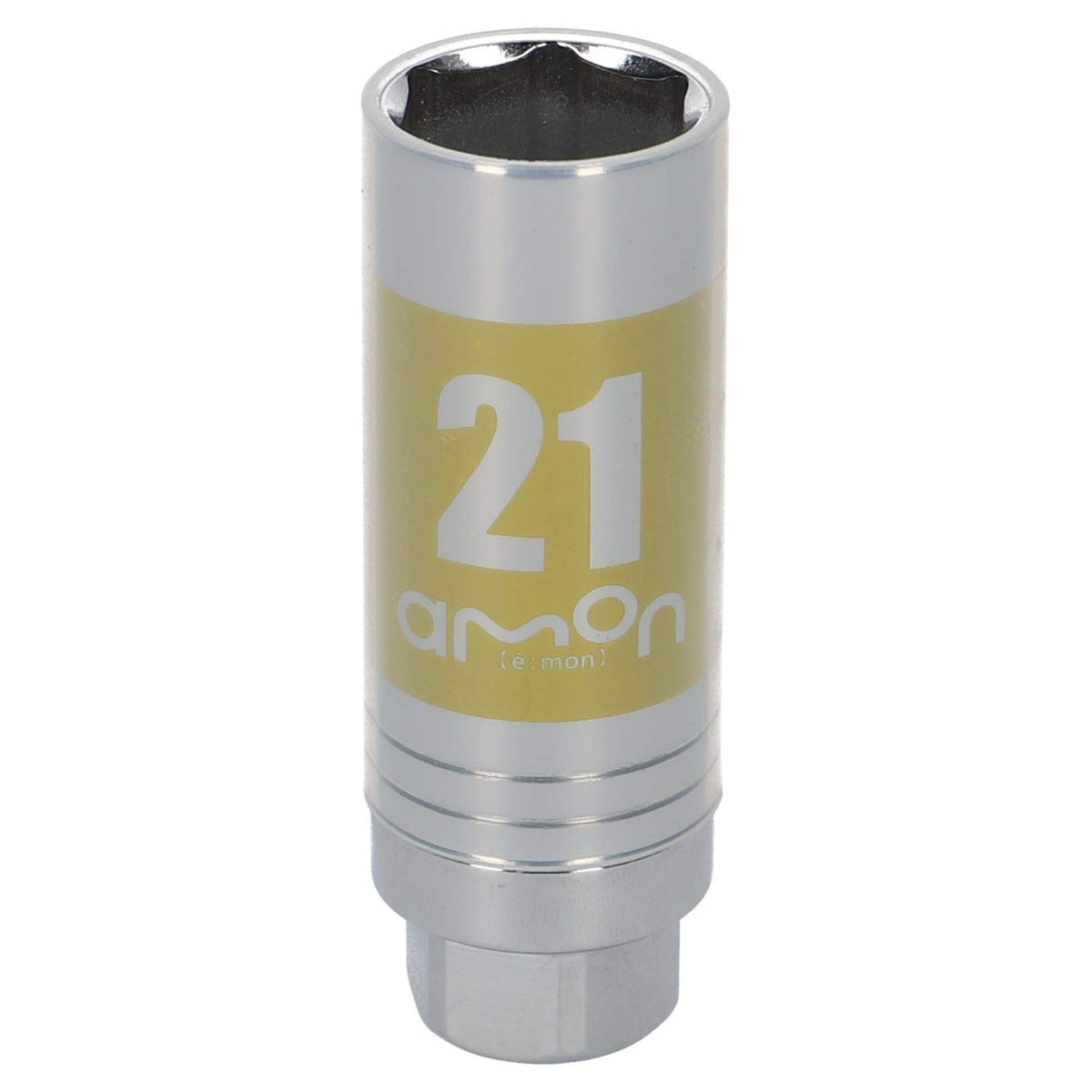 Amon 8839 Thin Mouth Socket for Aluminum Wheels (with Scratch Prevention Cover), 0.8 inch (21 mm), Drive Size 0.5 inch (12.7 mm)