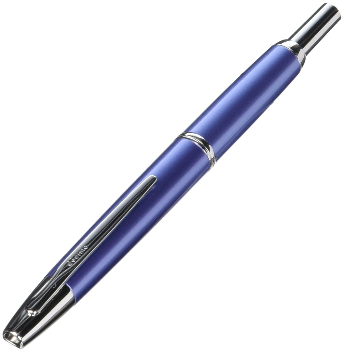 Pilot Fountain Pen Capless Decimo, Light Blue Body, F-Nib