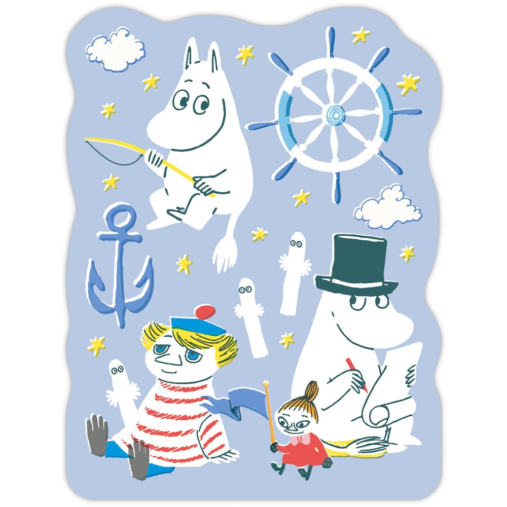 Hallmark Moomin Memo Die-Cut Note, Blue (843489)
