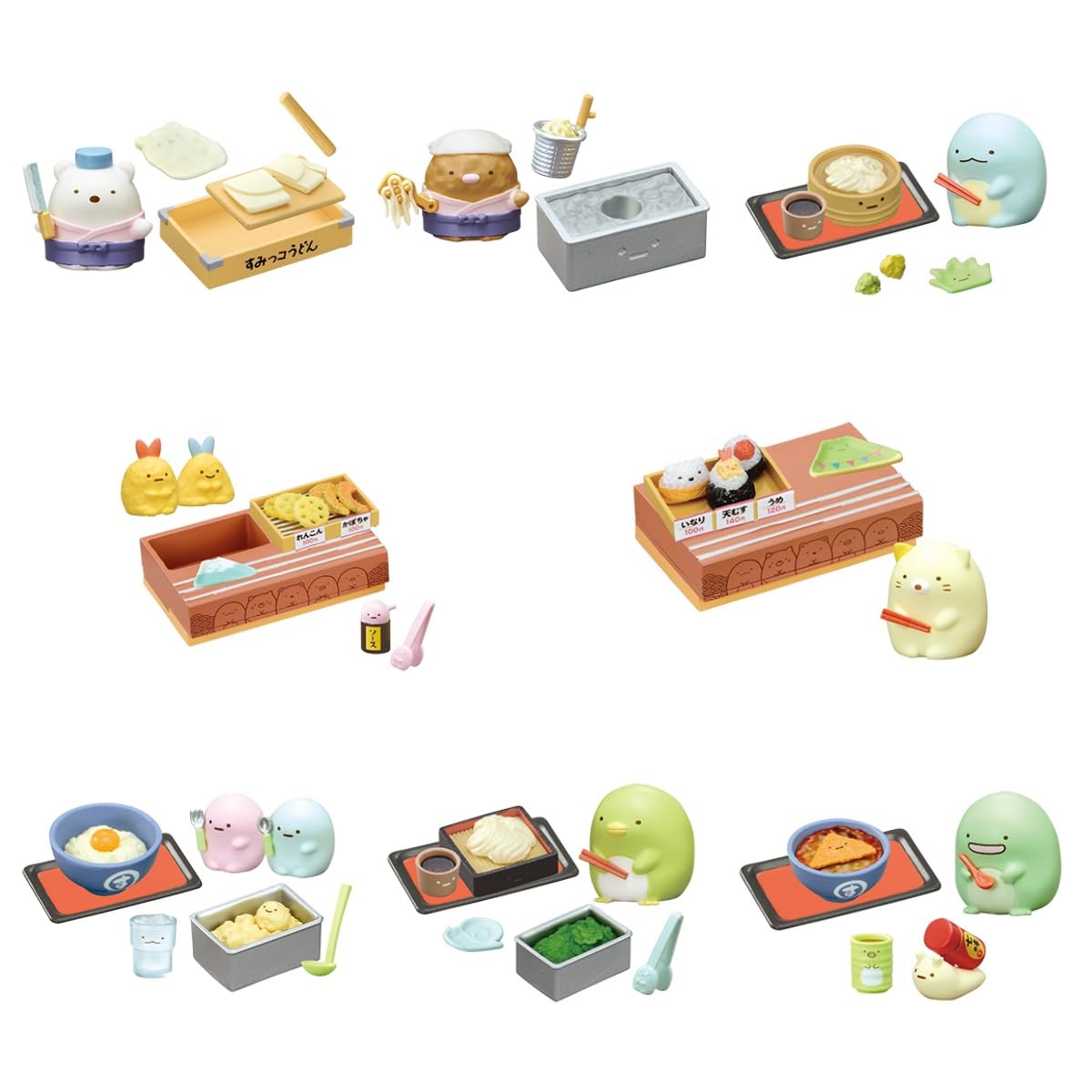 Reiment Delicious! Sumikko Udon, Approx. H 27.6 x W 55.1 x D 15.7 inches (70 x 140 x 40 mm), Made of PVC