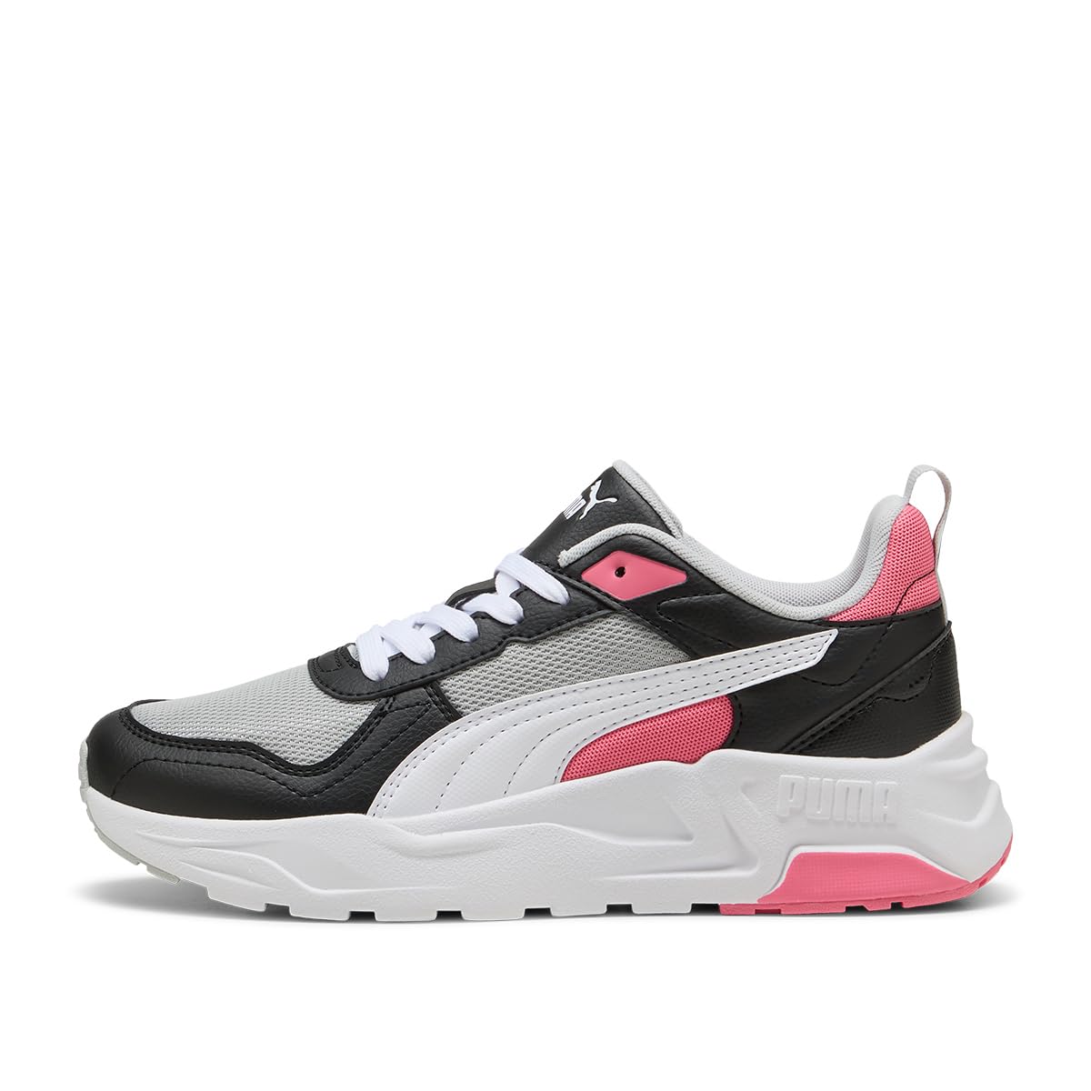 PUMA Unisex's Trinity 2 Lt Sneaker, Cool Light Gray Puma White Puma Black Magic Rose, US:5.5