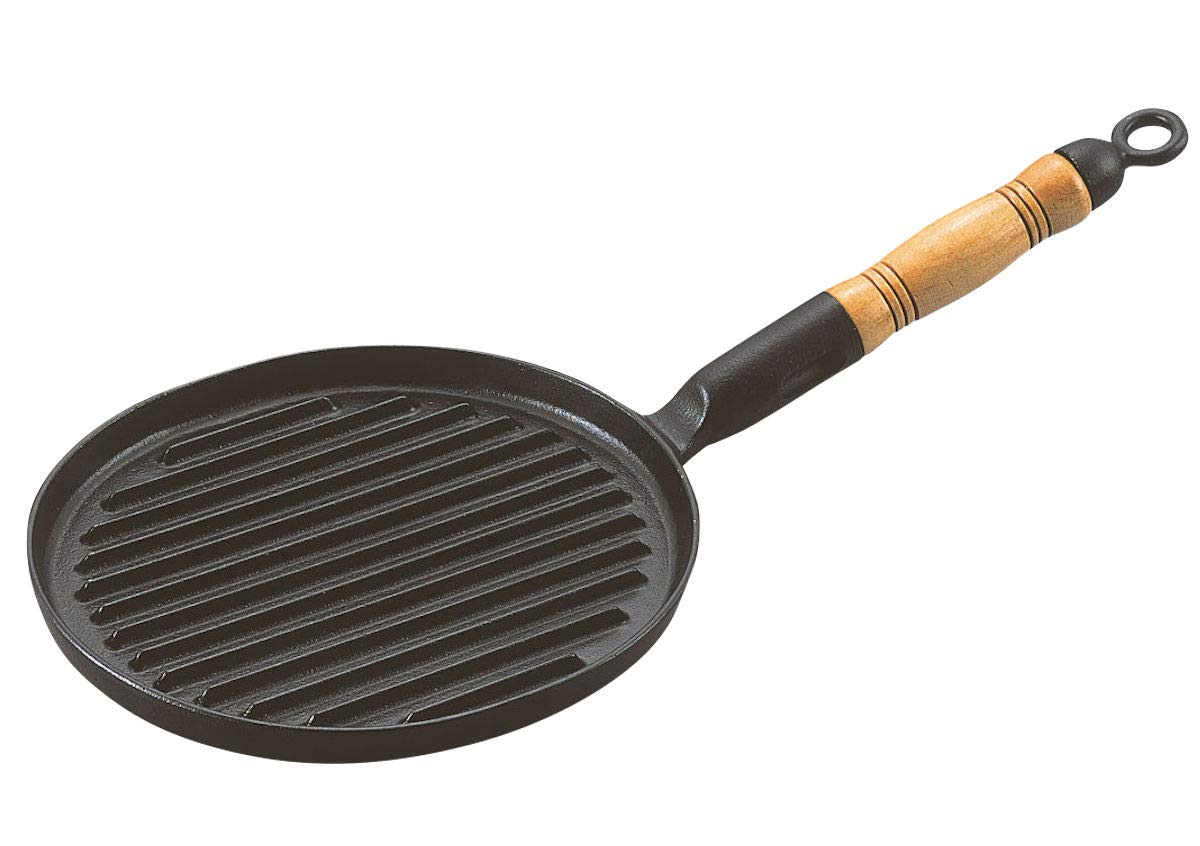 アサヒ Asahi AST33 Cast Iron Grilled Steak Pan, Cast Iron, China