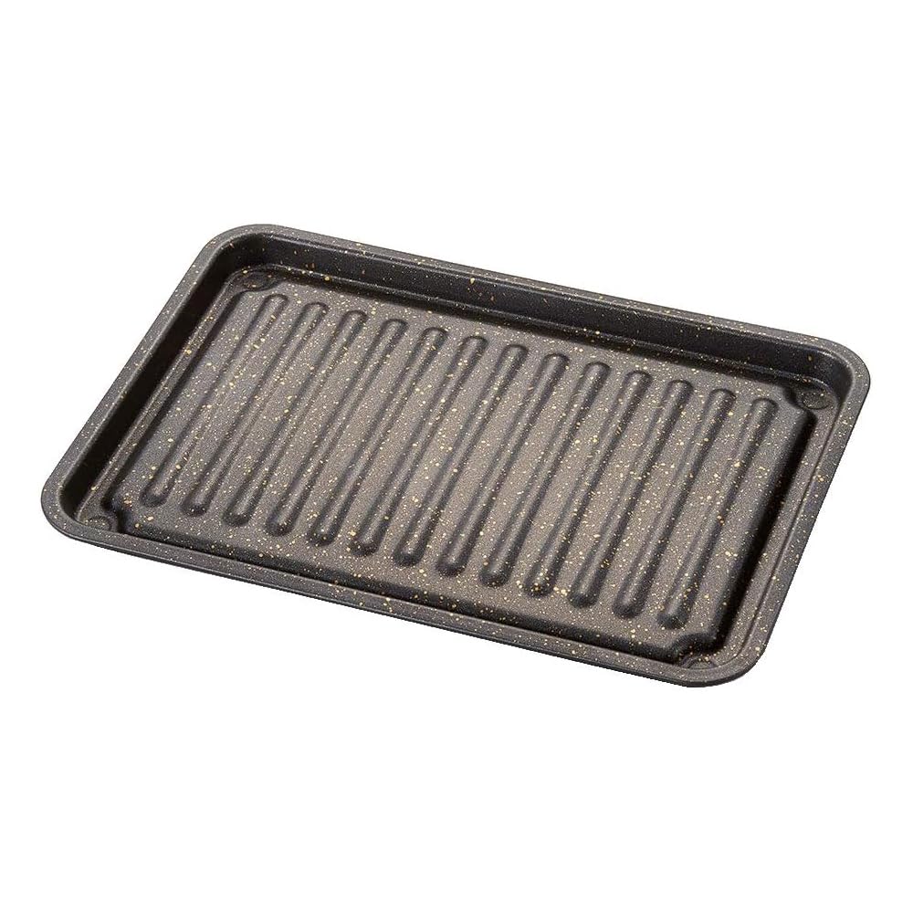 Eye Media Easy Grill Clean Baked Fish Tray Marble Wide