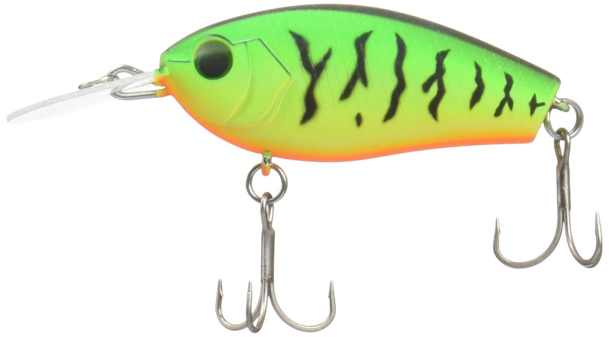 Evergreen FACT Craft Crankbait #46 1.9 inches (4.7 cm), 0.2 oz (6.5 g), Matte Hot Tiger