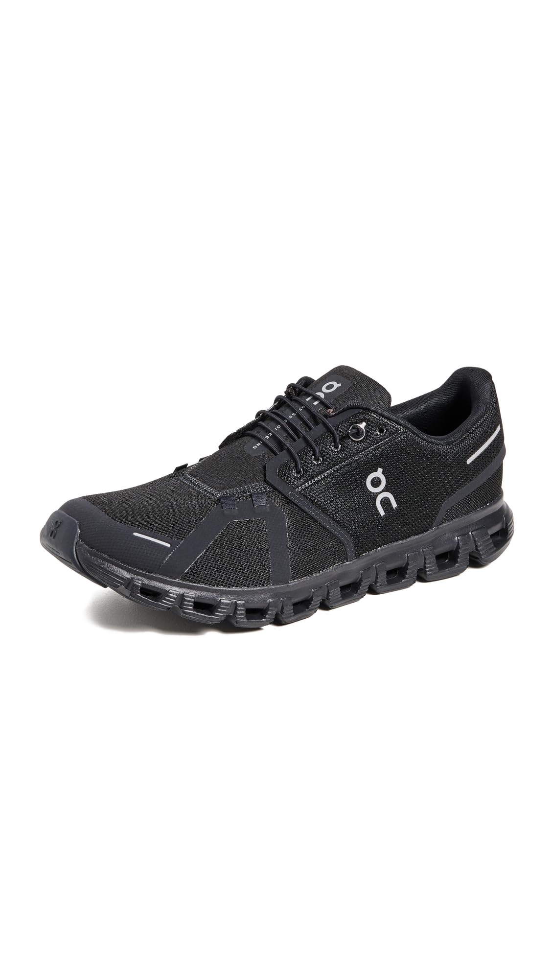 On Men's Cloud 6 Sneakers, Black/Black, 7 Medium US