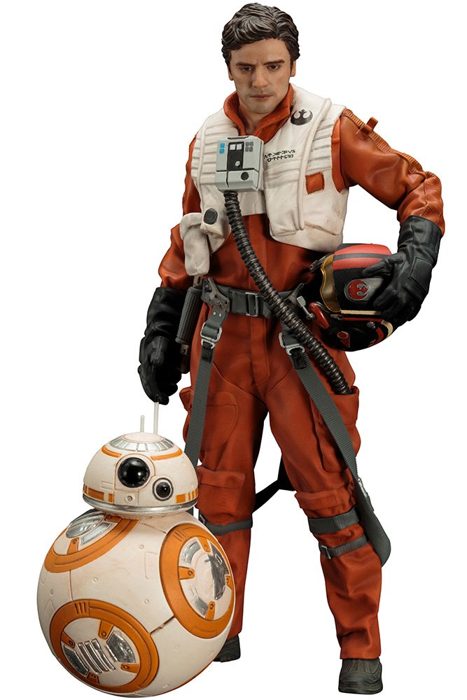 Kotobukiya Star Wars SW122 Poe Dameron & BB-8 Artfx Plus Statue