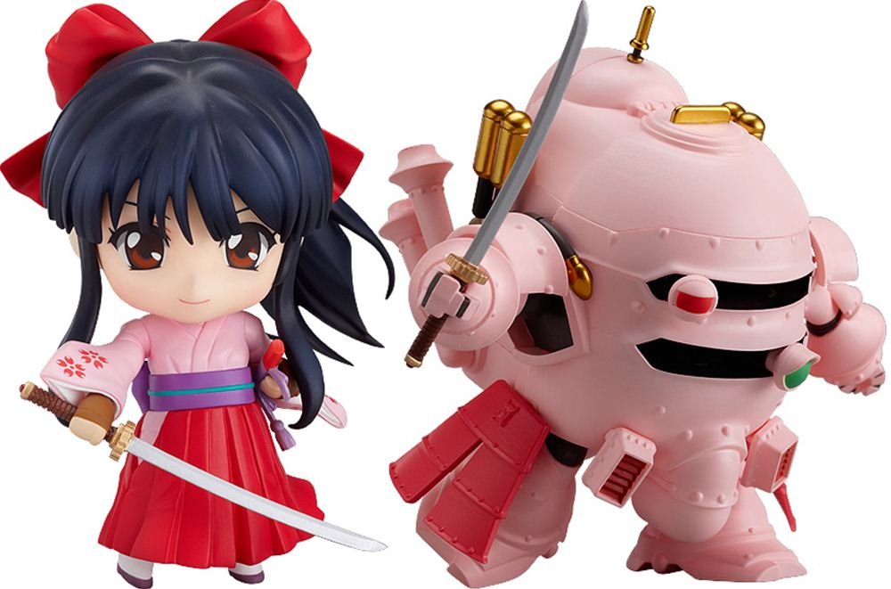 Good Smile Company - Sakura Wars Nendoroid Action Figure Sakura Shinguji & Koubu Set