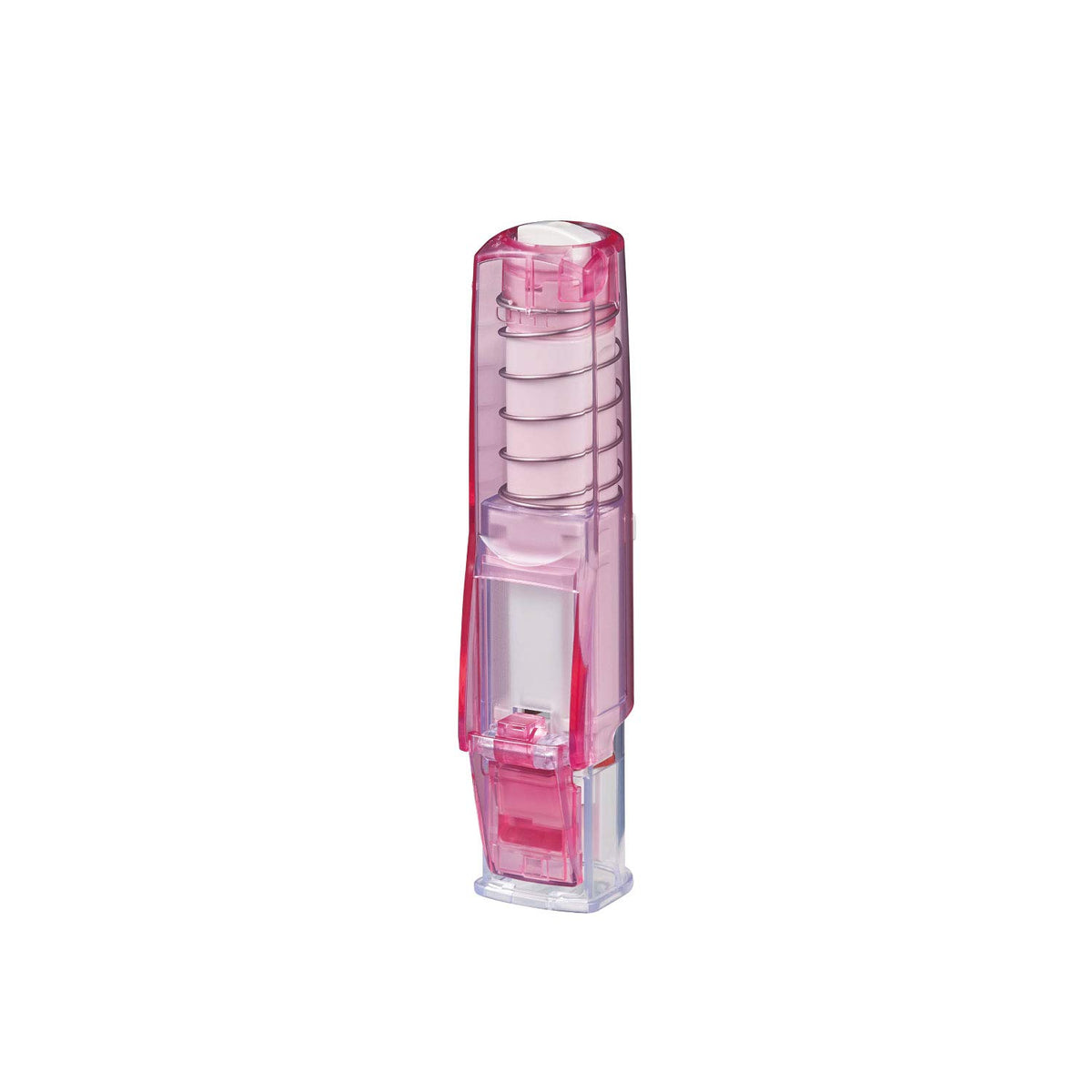 Mitsubishi Pencil HLD2T.13 Stamp Holder, Hanzo, Transparent Pink