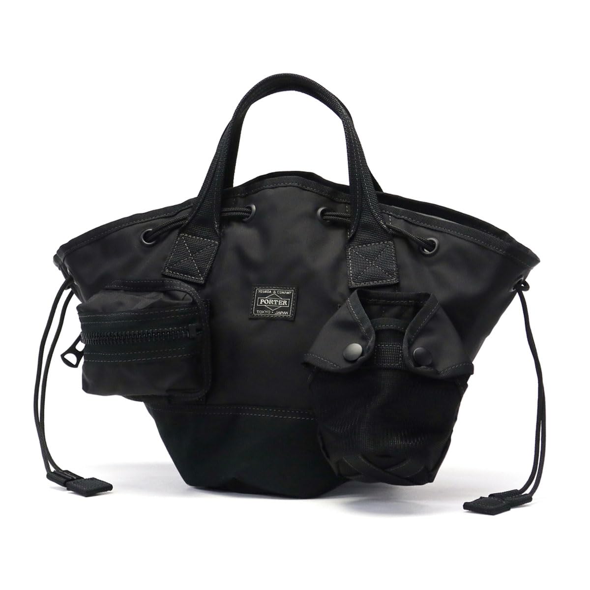 Porter 502-05960 All SCARF TOTE with POUCHES 2-Way Tote Bag, Black