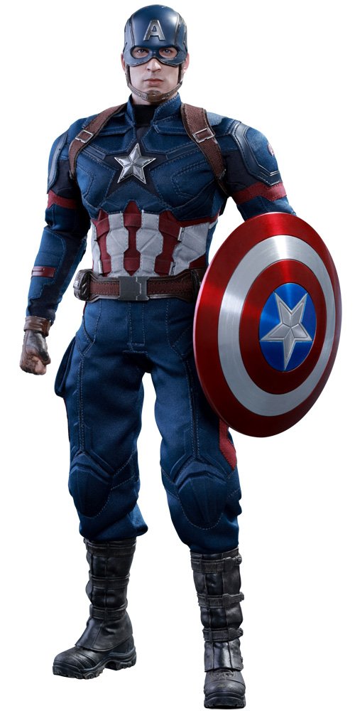 Movie Masterpiece - 1/6 Scale Fully Poseable Figure: Captain America Civil War - Captain America by Hot Toys