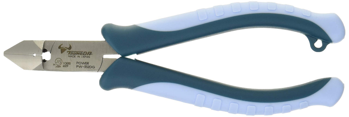 PW-352DG, Tsunoda Box Joint Slant Edge Cutting Pliers (6-Inch)