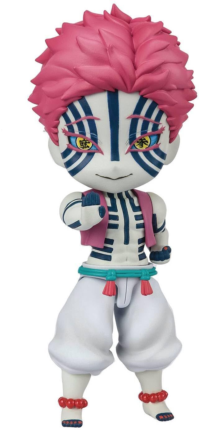TAMASHII NATIONS - Demon Slayer: Kimetsu no Yaiba - Akaza, Bandai Spirits Figuarts mini Action Figure
