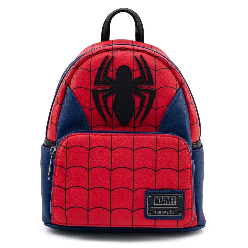 Loungefly Marvel Spider Man Classic Cosplay Womens Double Strap Shoulder Bag Purse
