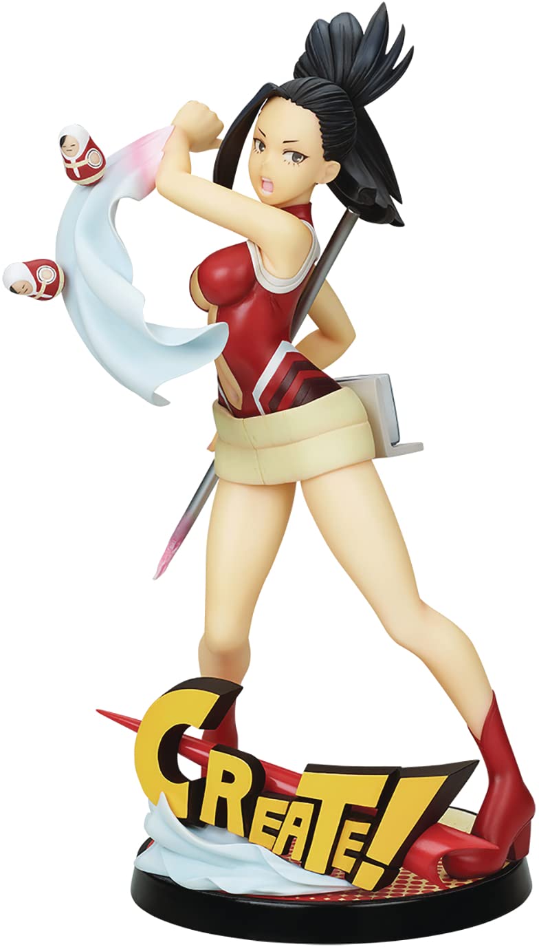 BellFine My Hero Academia: Momo Yaoyorozu (Hero Suit Version) 1:8 Scale PVC Figure, Multicolor