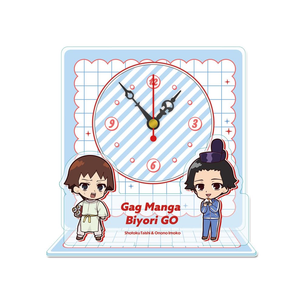 TV Anime Masuda Kusuke Theater Gagmanga Hiwa GO Seidoko & ONO Sister Pucichoco Mini Acrylic Desk Clock