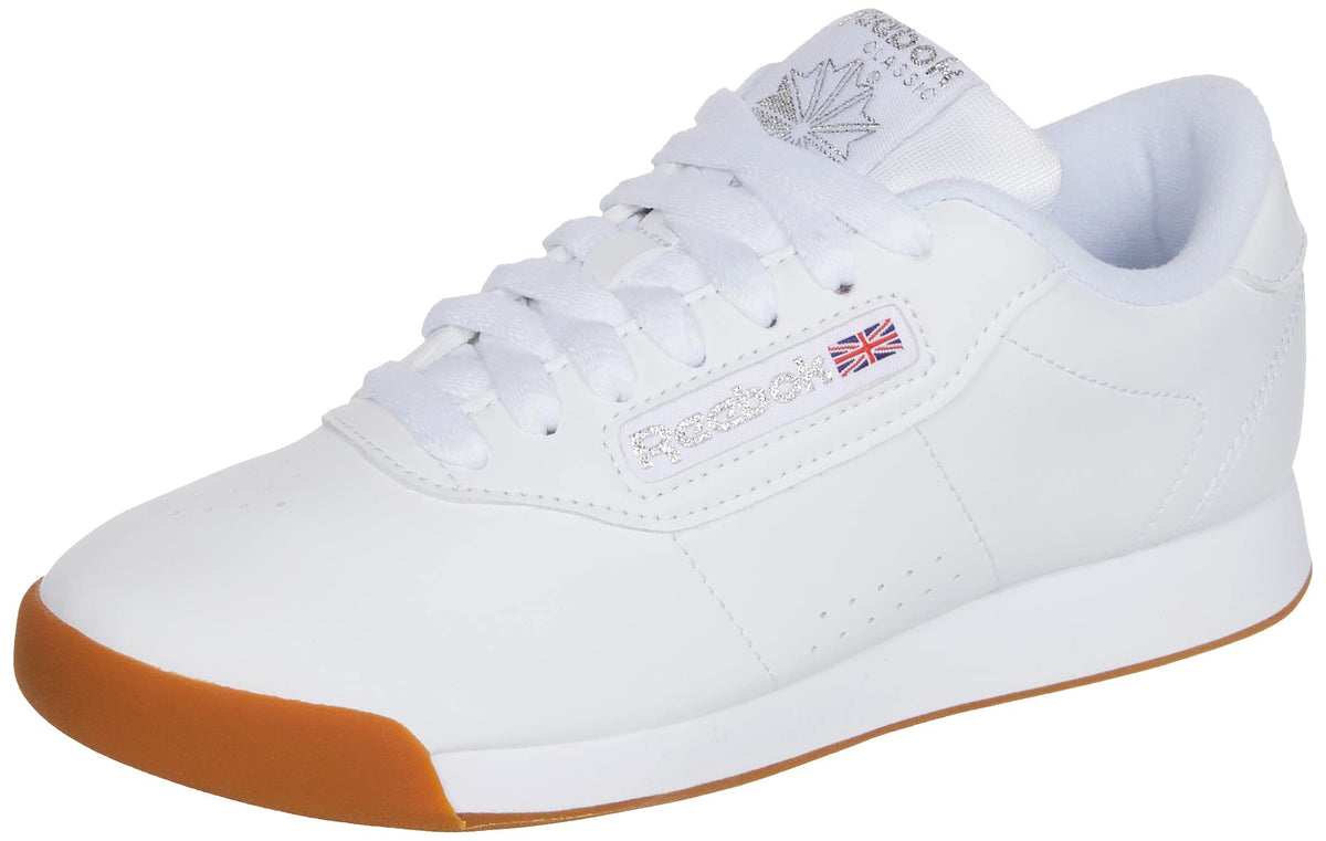 Reebok Damen Sneaker Low Princess Wide, White Gum, 8.5 US