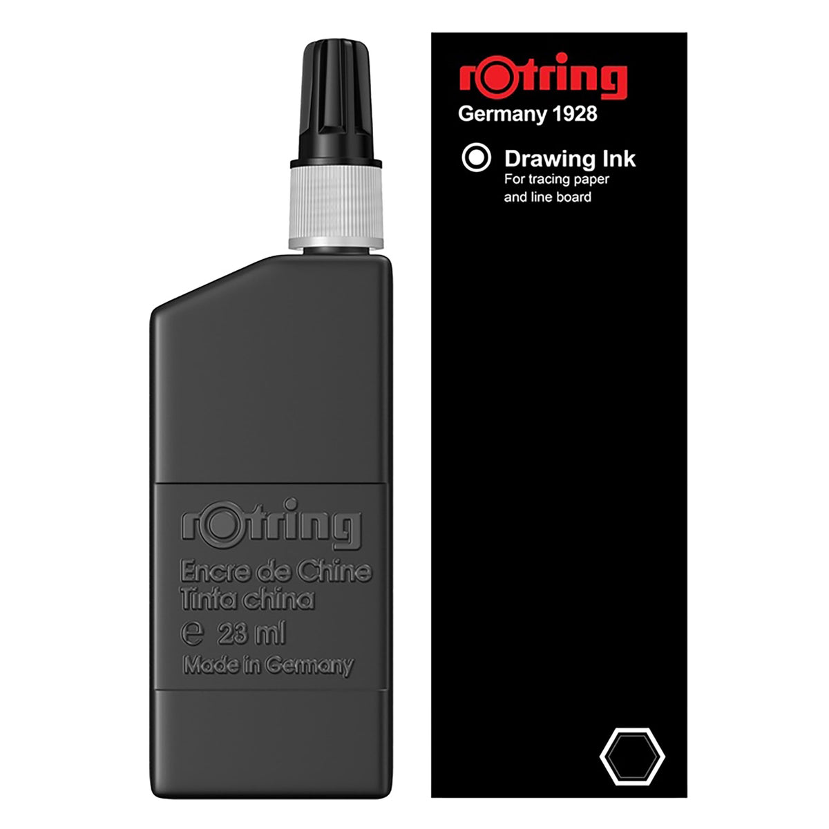 rOtring Isograph Technical Drawing Pen, Liquid Ink, 23 ml, Black
