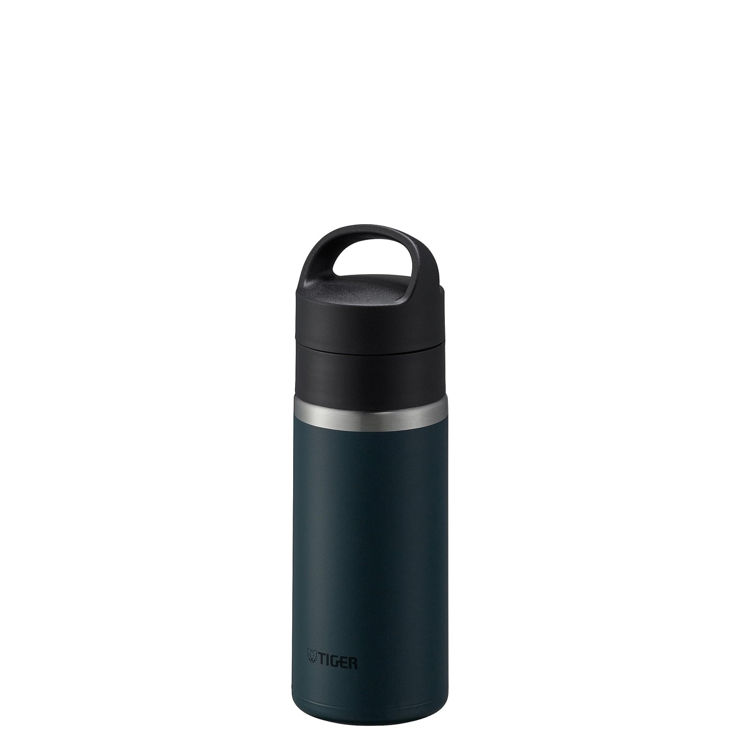 MKB-T036AL Tiger Thermos Water Bottle, 12.2 fl oz (360 ml), Vacuum Insulated Carbonated Bottle, Stainless Steel, Beer OK, Handle Holder, Portable, Compact, Navy