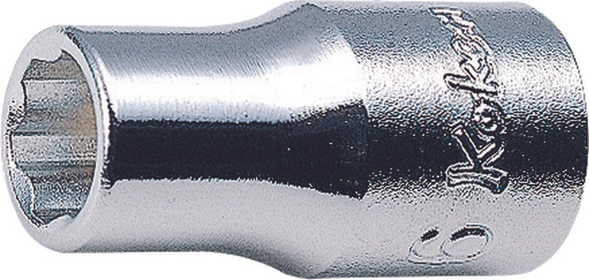 Ko-ken 2410M-11 1/4 Sq. Dr. Socket 11mm Surface Length 22mm