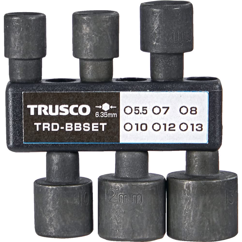Trusco Nakayama TRD-BBSET Box Bit with Holder, Set of 6