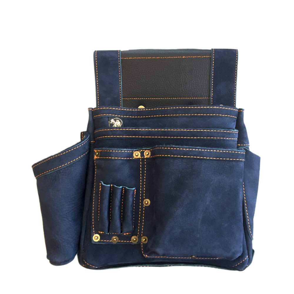 Fukuro Club Nubuck Leather Nail Bag "INDIGO" 4 Type