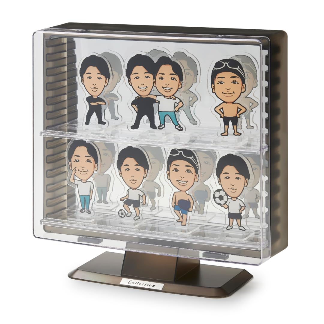 Iseto Collection Case ST606 (Stand Type), Clear Black