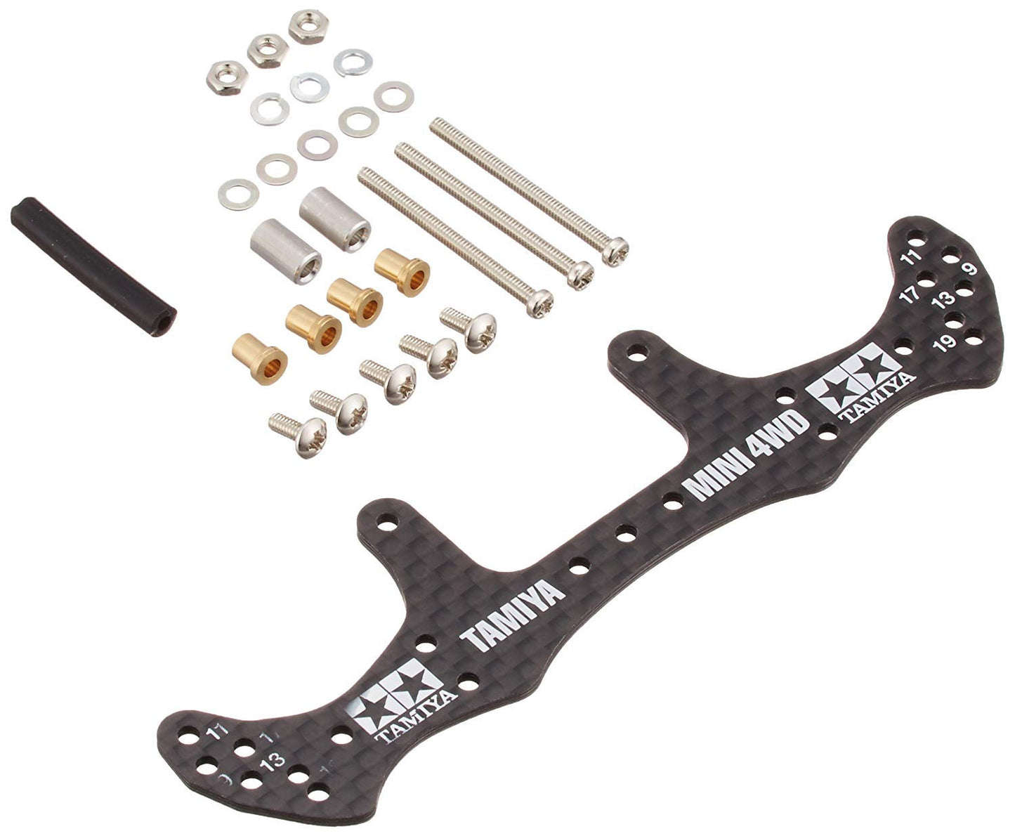 Tamiya mini 4WD grade up parts series No.499 GP.499 HG carbonliyahuaidoster 1.5 mm 15499