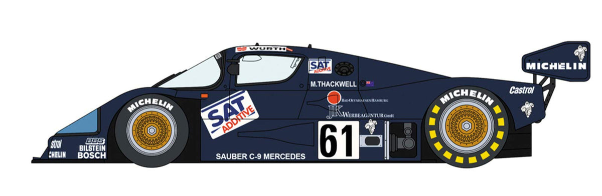 Hasegawa HA20456 1:24 Sauber Mercedes C9-1987 Norisring