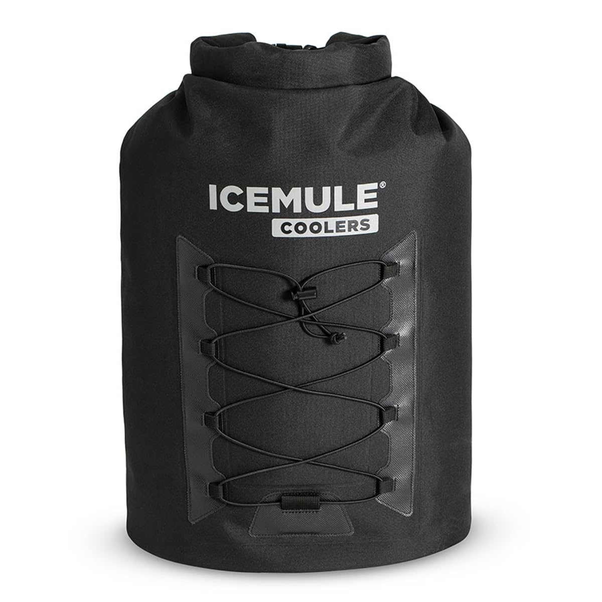 ICEMULE Pro XLarge Collapsible Backpack Cooler – Hands Free, 100% Waterproof, 24+ Hours Cooling, Soft Sided Cooler for Hiking, Camping, Fishing & Picnics, 33 Liter, Fits 32 Cans + Ice, Matte Black
