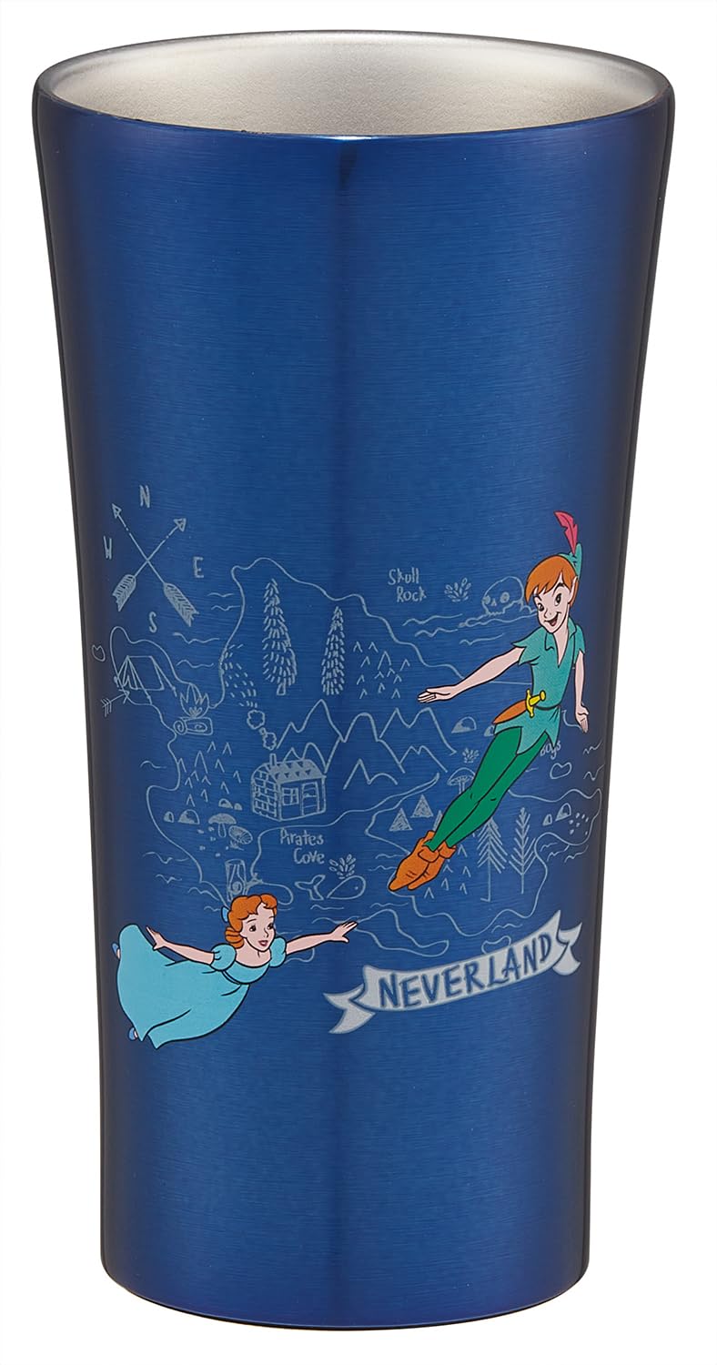 Skater STB4N-A Disney Peter Pan Insulated Stainless Steel Tumbler, 13.5 fl oz (400 ml), Vacuum Insulated