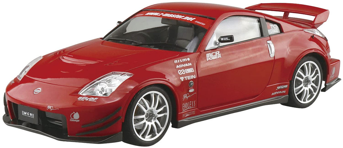 Aoshima Bunka Kyozai 1/24 The Tune Car Series No. 68 Nissan MCR Z33 Fairlady Z 2005 Plastic Model