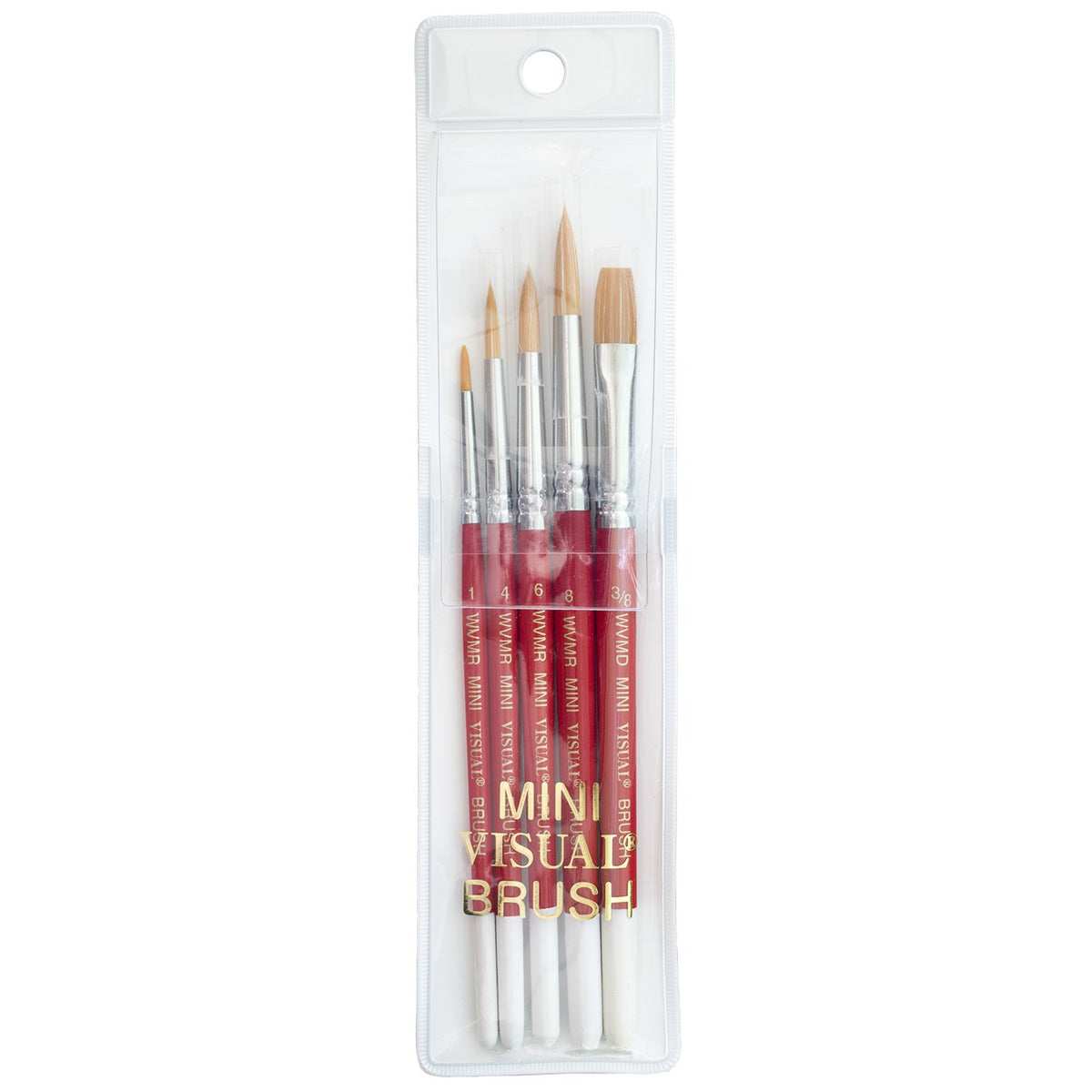 Talens Japan Mini Visual Brush, Set of 5, WVM-5 Set