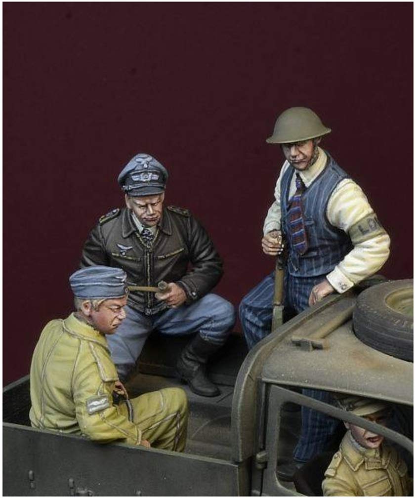 Dee Day Miniatures DD35146 1/35 WWII England Battle of Britain 1940 2 "in Convey Set of 3 Resin Kit