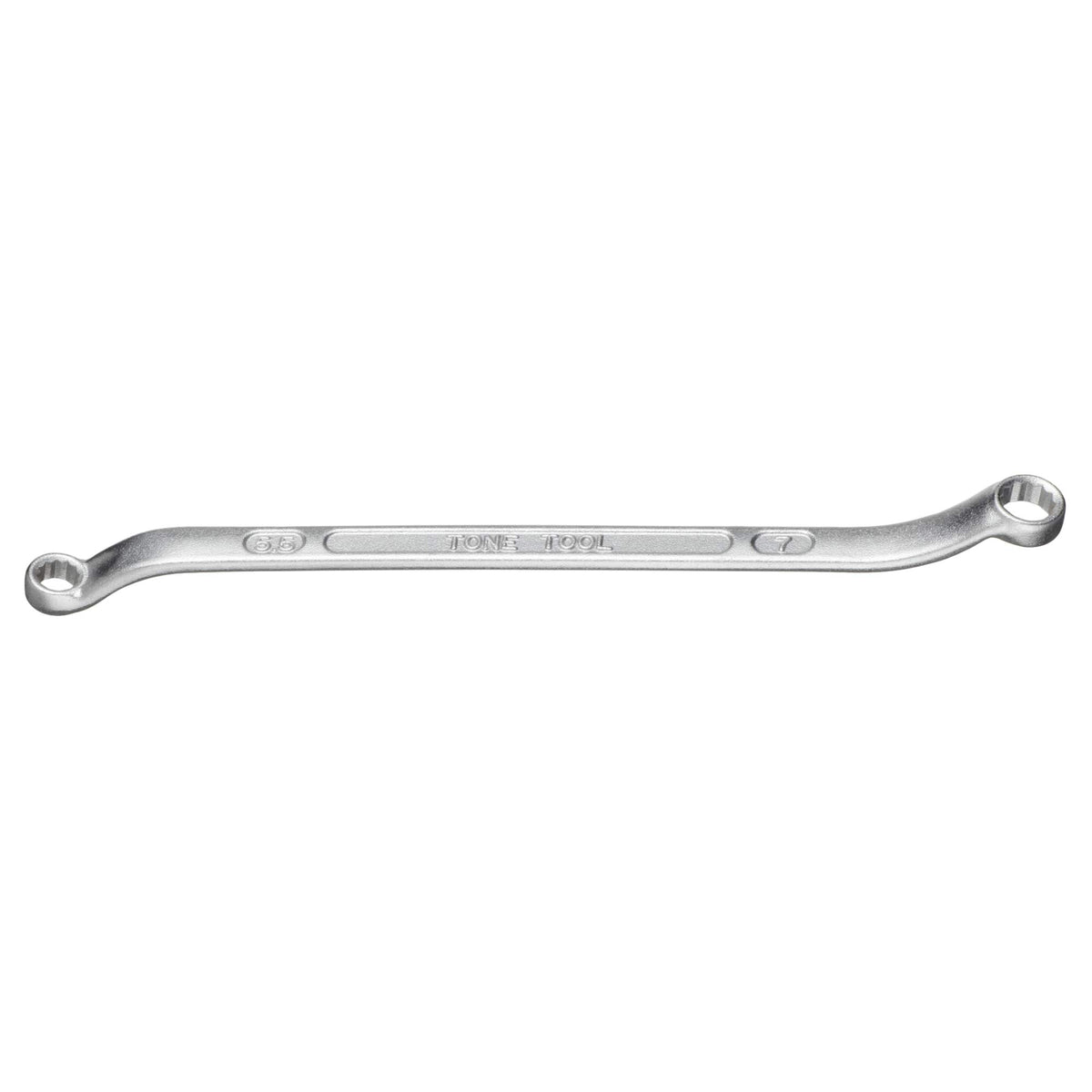 Tone Long Mechanic Glasses Wrench (45° x 10°) HPM44-5.507 Double Face Width 0.2 x 0.3 inches (5.5 x 7 mm)