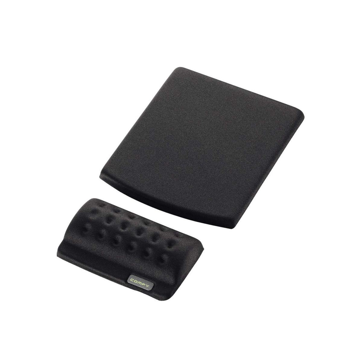 ELECOM Mouse Pad with Wrist Rest Support Comfy/Ergonomic Design/Reduce Wrist Fatigue/Anti Skid Black MP-114BK