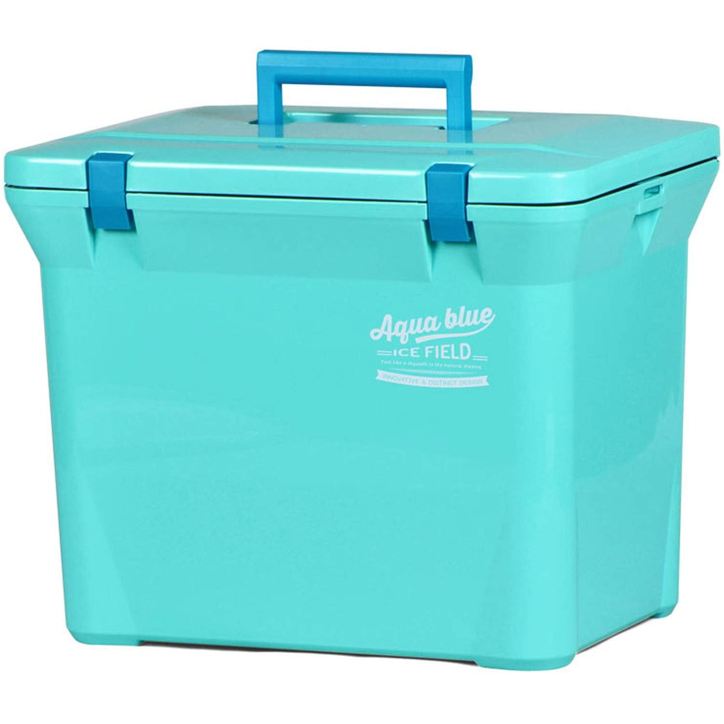 Shinwa (SHINWA) Made in Japan Cooler Box Aqua Blue 28A Blue