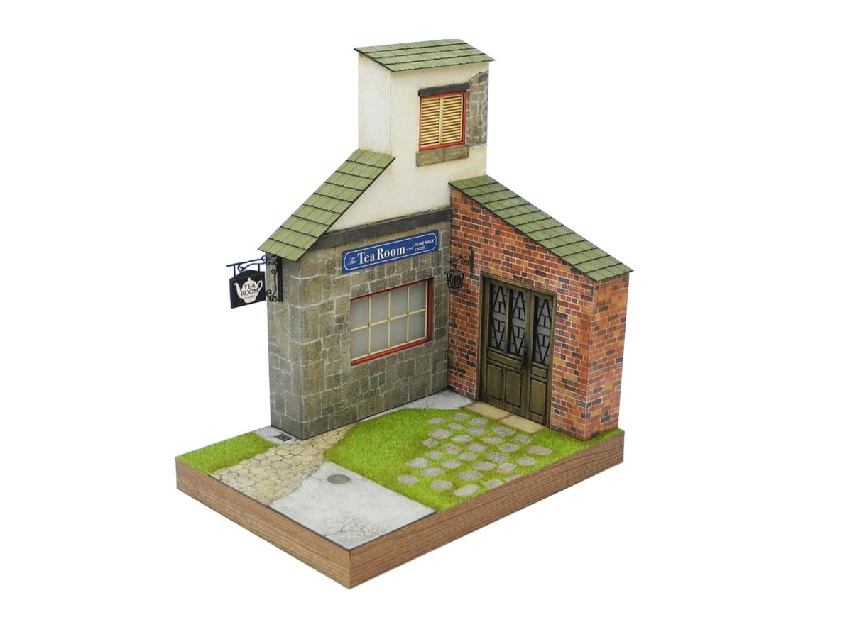Cobaanii Mokei Studio SS-030 1/24 Sweet Style Series, British Tea House Assembly Kit, 1/24