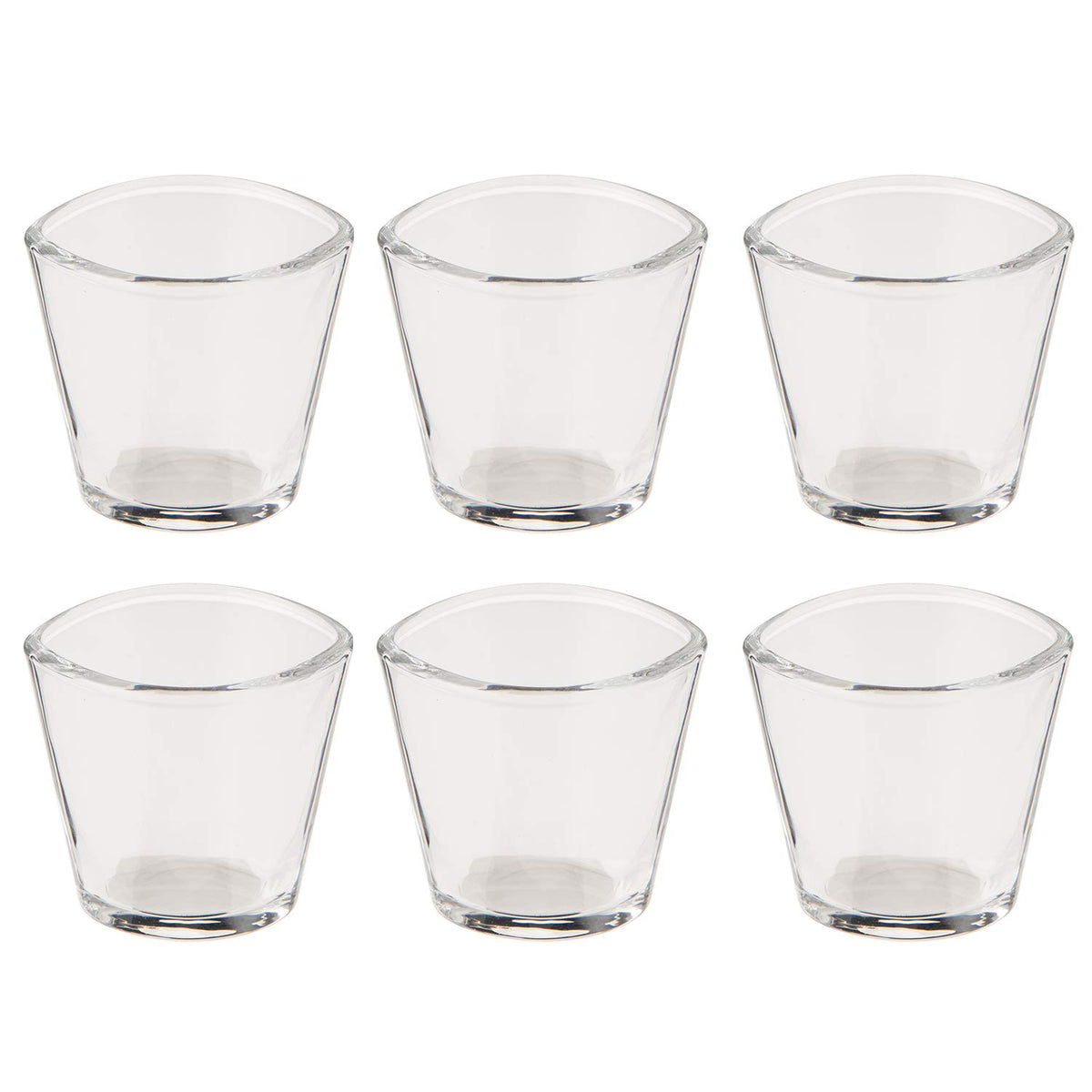 東洋佐々木ガラス Toyo Sasaki Glass Small Bowl, 1.7 fl oz (50 ml), Flower Holder, Mini Cup, Set of 6