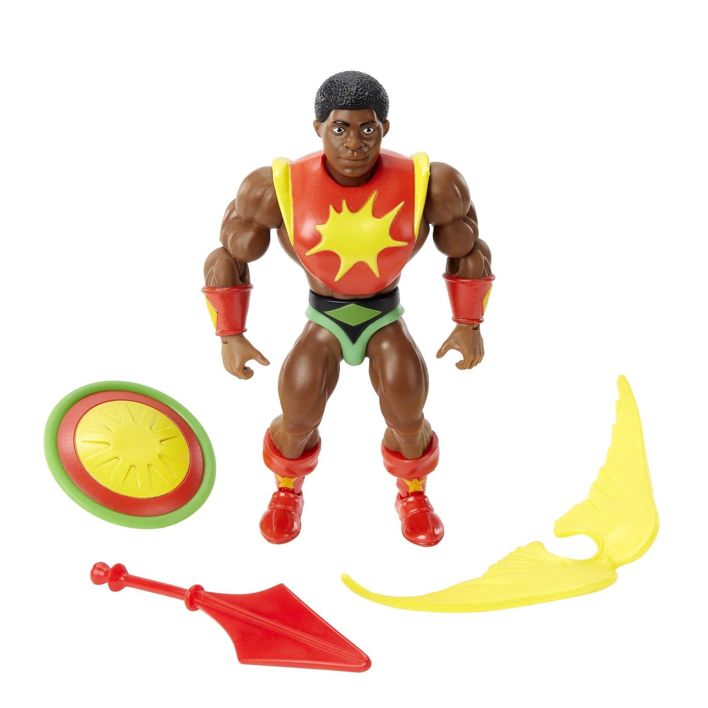 Masters of the Universe Mattel Masters of the Universe Origins Action Figure & Accessories Set, Sun-Man Collectible Toy with 16 Posable Joints, 5.5-inch