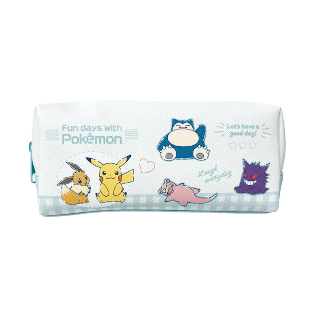 Maruyoshi PM-WFP-SG Pokémon Double Zipper Pouch, Gathering H3.1 x W7.5 x D2.8 inches (8 x 19 x 7 cm)