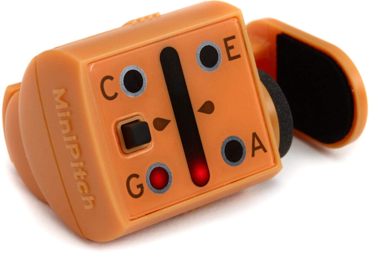Korg MiniPitch Compact Ukulele Tuner-Orange (TUMINIPITCHOR)