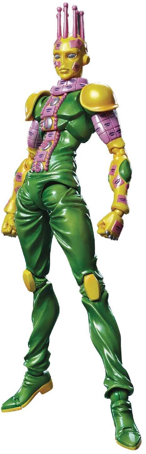 MediCos JoJo’s Bizarre Adventure Part 6: Kiss Chozokado Super Action Statue Figure, Multicolor