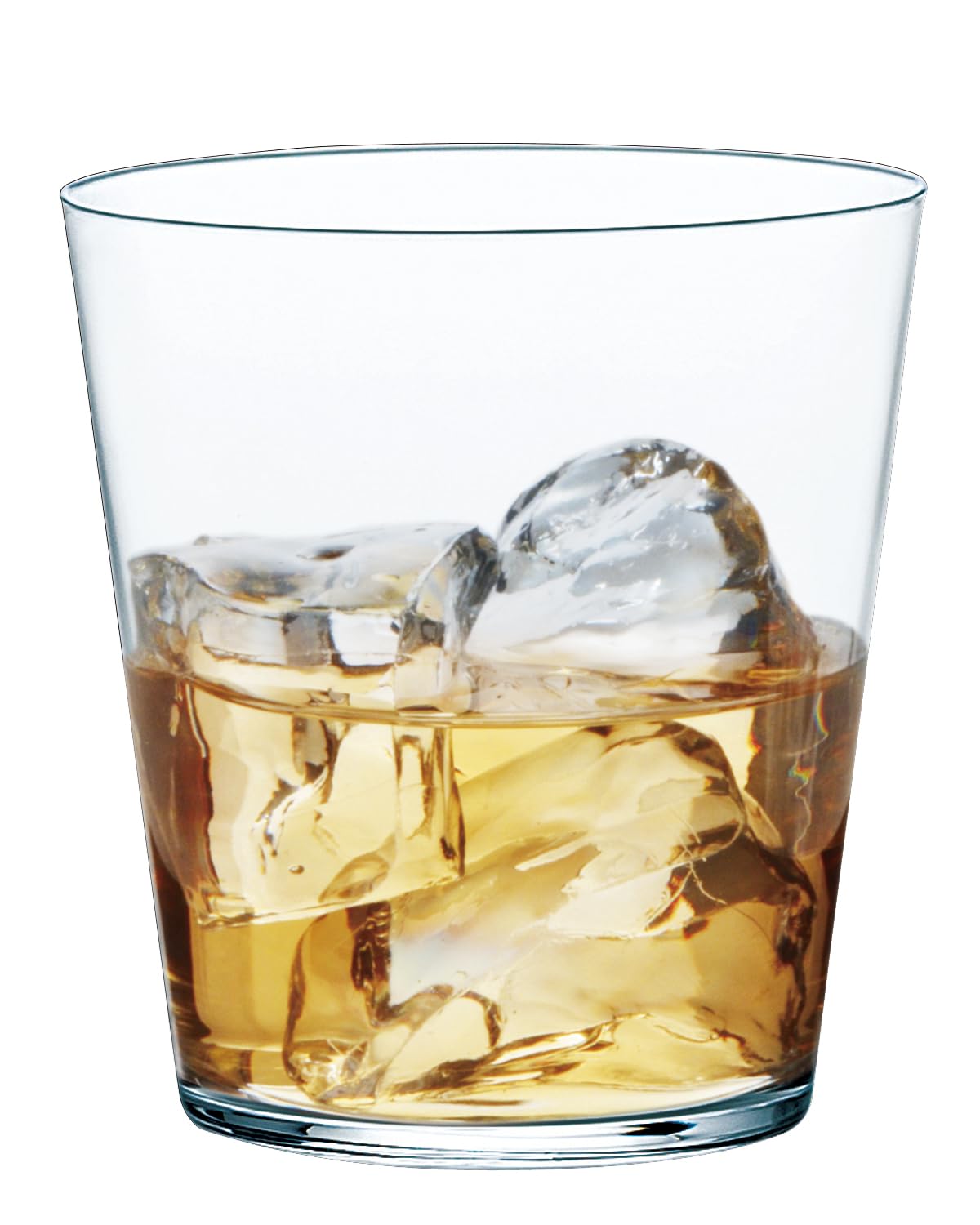 Toyo Sasaki Glass B-21109CS Whiskey Glass, Rock Glass, Thin Ice, 10.1 fl oz (305 ml), On the Rock Glass, Shatter Resistant, Cup, Made in Japan, Dishwasher Safe