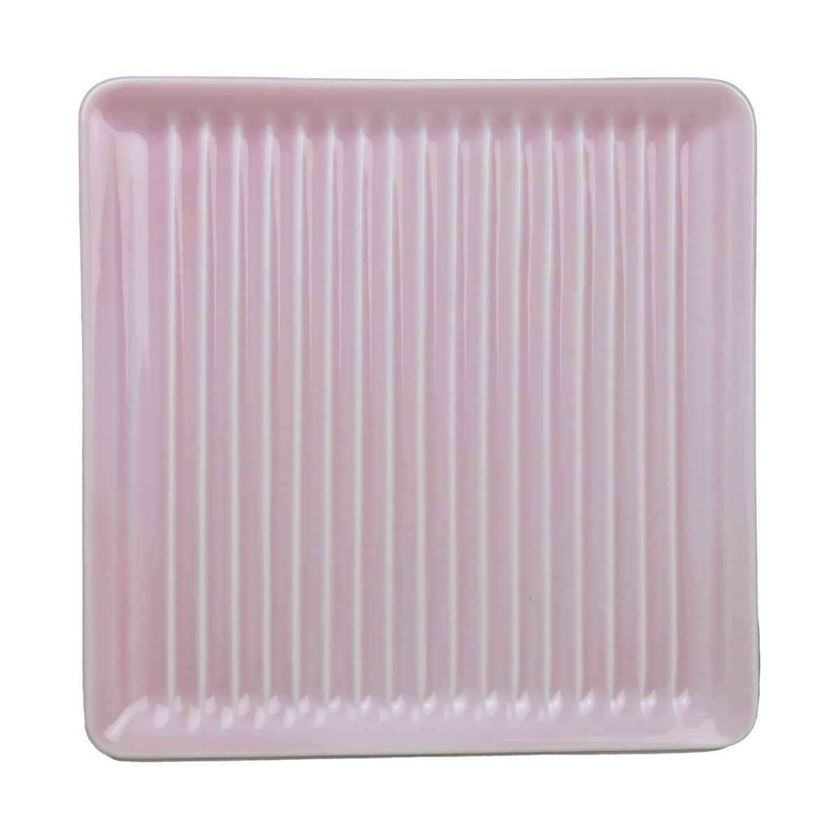 遊器浪漫 Yuuki Roman Convenient Bread Plate, Toast, Not Stuffy, 6.1 inches (15.5 cm), Stylish, Northern Europe, Deep-fried Sashimi (Removing Moisture/Oil/Uneven/Hasamiyaki), Made in Japan (1 Pink)
