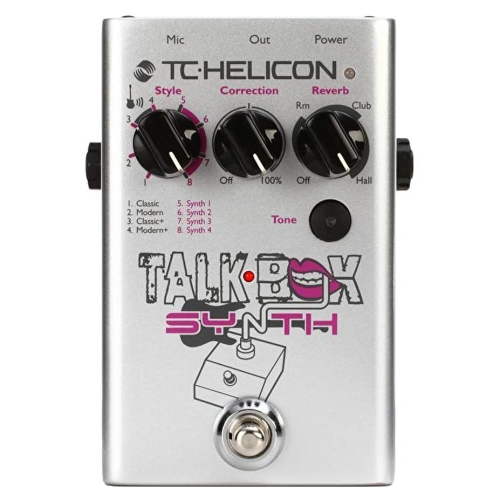 TC Helicon TalkBox Synth Guitar and Vocal Effects Processor