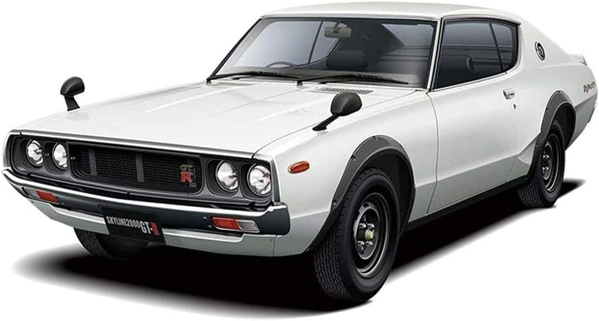Aoshima Bunka Kyozai Aoshima KPGC110 Skyline HT2000GT-R '73 Model Car No. 15 1/24 Scale Nissan Model