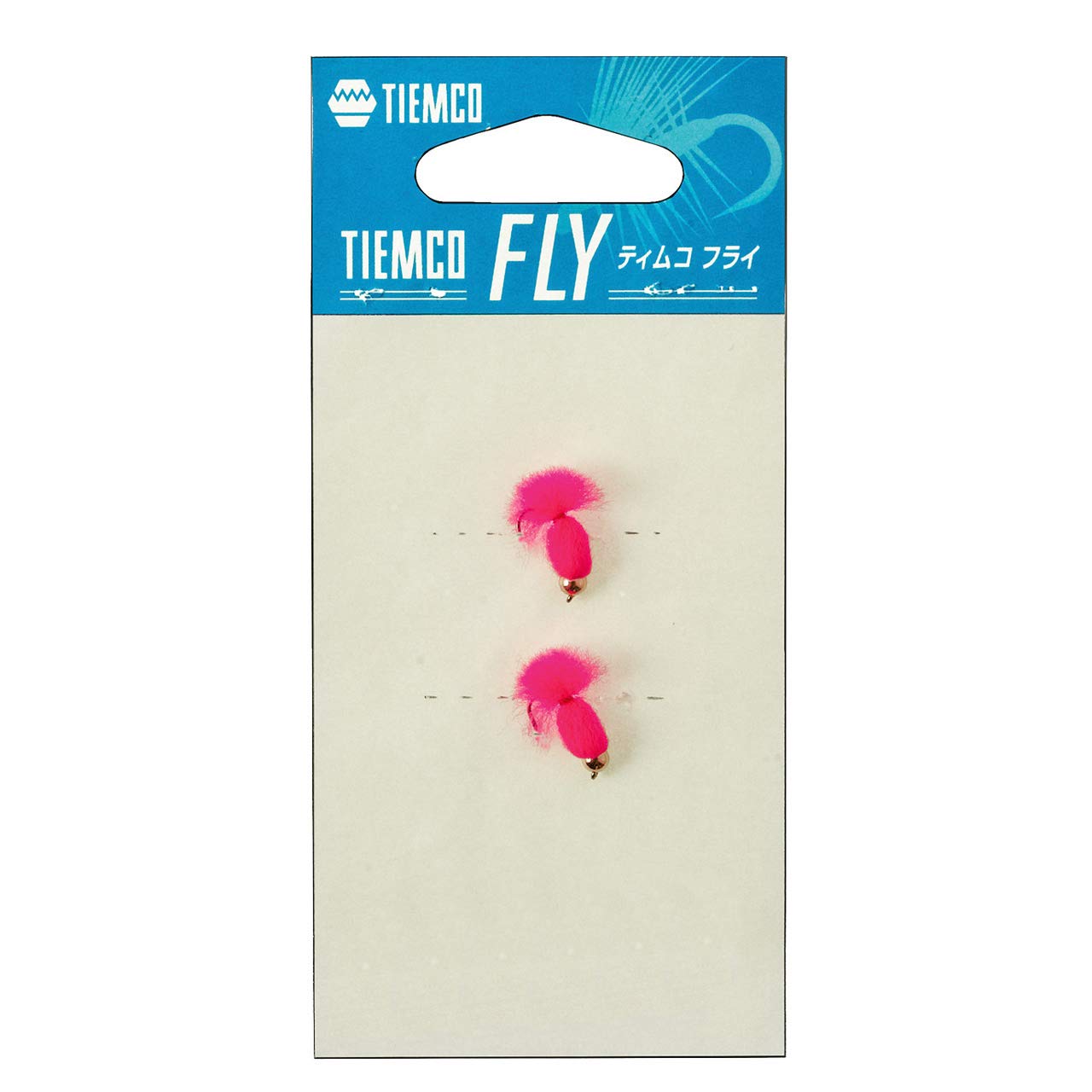 TIEMCO Fly Teltel #12 2 Coilly Hot Pink