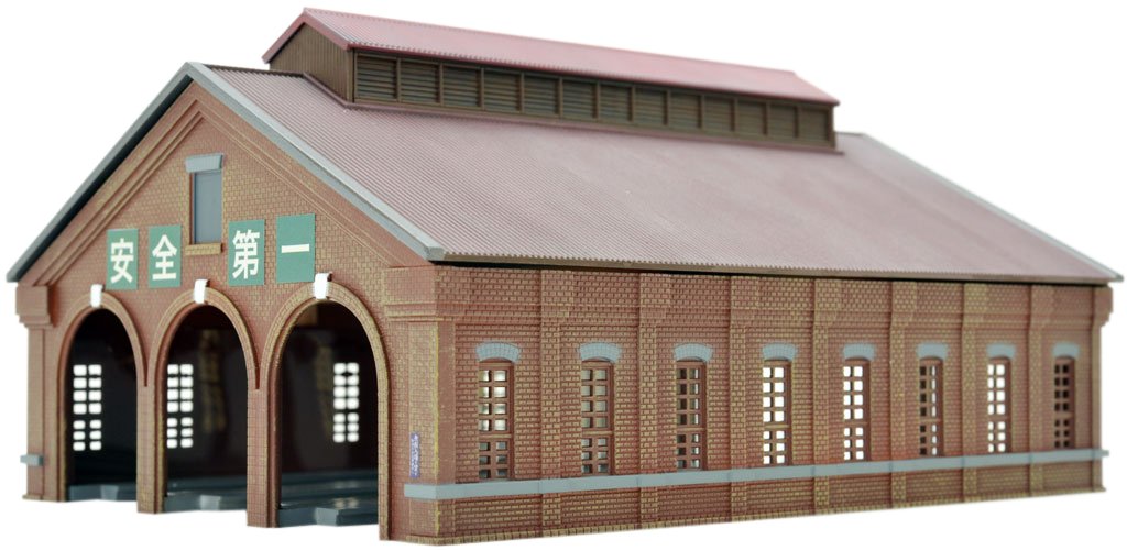 Tomytec (Building 122-2) Triple Track Train Warehouse 1/150 N Scale
